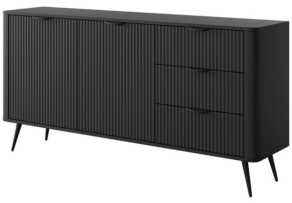 LANTE č | komoda C 163 2D3S | 163,2 cm | černá