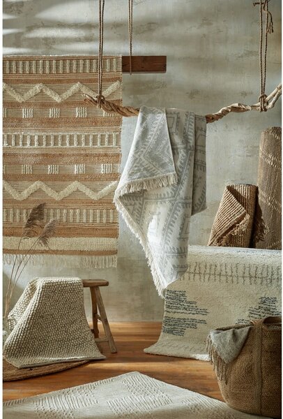 Béžový jutový koberec Flair Rugs Medina, 120 x 170 cm