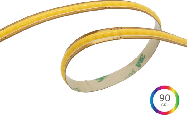 12W FREECUT COB LED pásek, 8mm, 12VDC, 528LED/m, Ra>90, IP20, 2 roky záruka Barva světla: Teplá bílá, 2700K
