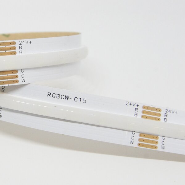 21W COB LED pásek RGB+CCT, 12mm, 24VDC, 660LED/m, CRI90, IP20