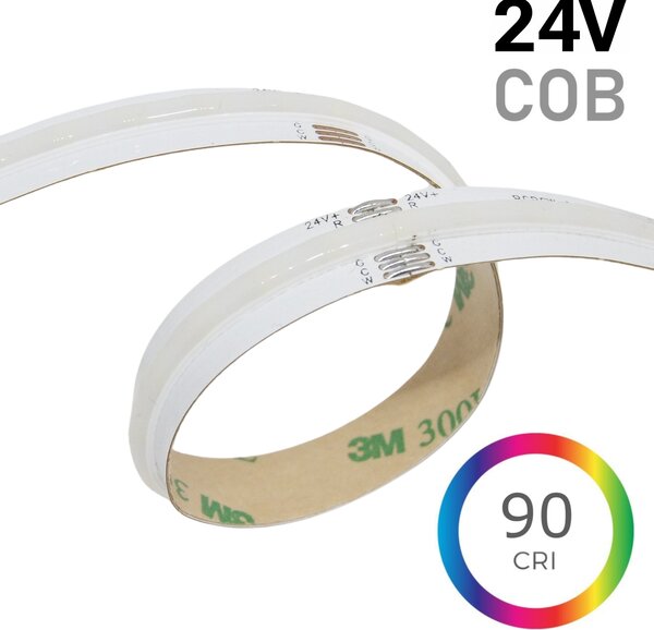 21W COB LED pásek RGB+CCT, 12mm, 24VDC, 660LED/m, CRI90, IP20