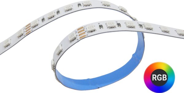 14W, 8mm RGB SMD3535 LED pásek, 120LED/m, 24VDC, IP20, 2 roky záruka