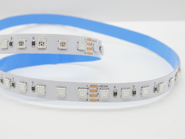 14W, 8mm RGB SMD3535 LED pásek, 120LED/m, 24VDC, IP20, 2 roky záruka