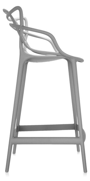 Kartell designové barové židle Masters Stool (výška sedáku 65 cm)