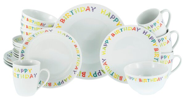 KOMBINOVANÁ SOUPRAVA, 20dílné, porcelán Creatable - Online Only nádobí, Online Only