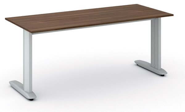 Kancelářský psací stůl PRIMO FLEXIBLE, 180x80 cm, ořech
