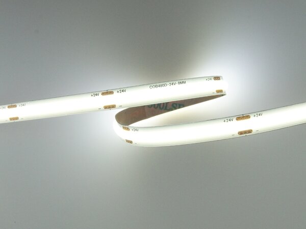 LED pásek COB 15W, 480LED, CRI>92, 8mm, 2OZ, 3M, 24VDC, IP20, 6500K