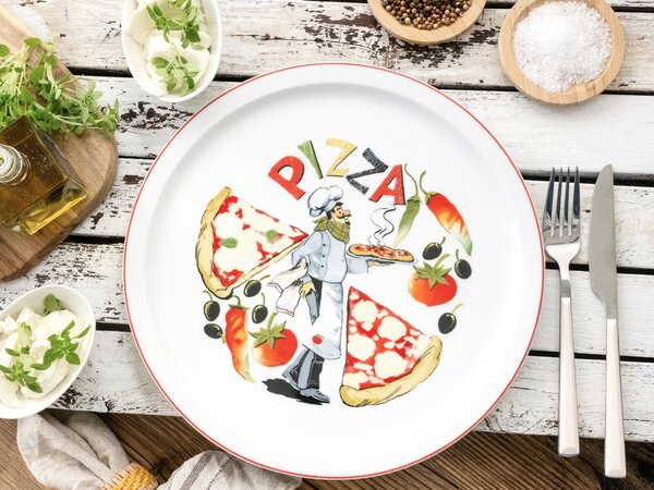 TALÍŘ NA PIZZU porcelán keramika 30 cm Creatable - Kolekce nádobí, Online Only
