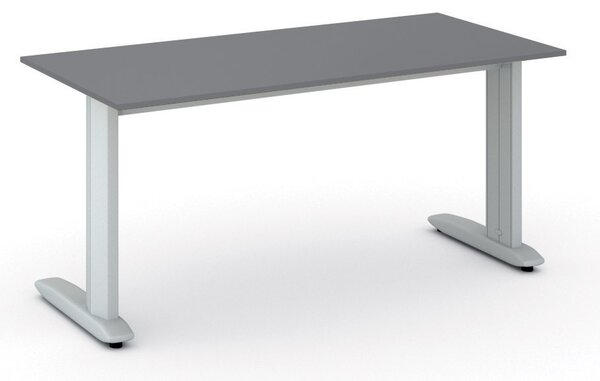 Kancelářský psací stůl PRIMO FLEXIBLE, 160x80 cm, grafit