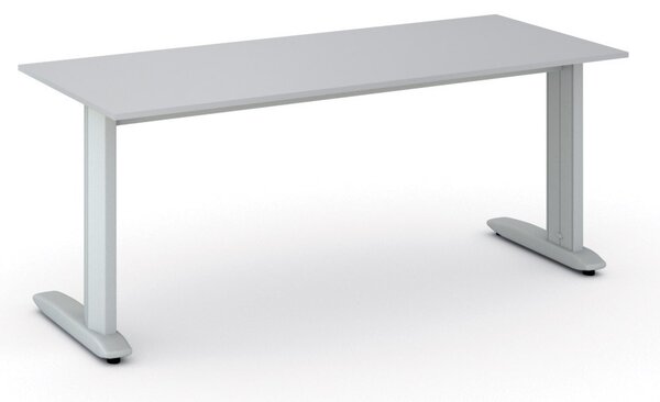 Kancelářský psací stůl PRIMO FLEXIBLE 1800 x 800 mm, šedá