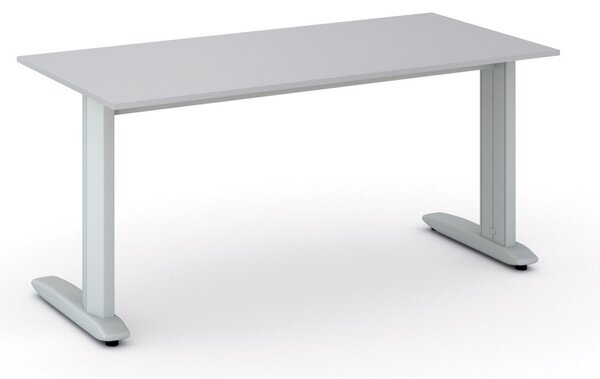 Kancelářský psací stůl PRIMO FLEXIBLE, 160x80 cm, šedá