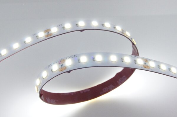 Jednobarevný LED pásek 10W, 120LED, CRI>80, 10mm, 2OZ, 300LSE, 24VDC, 3 roky záruka Barva světla: Teplá bílá, 3000K