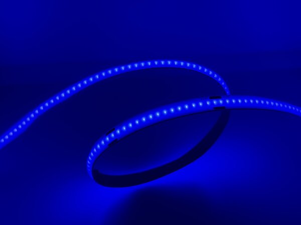 LED pásek COB 10W, 320LED, CRI>90, 8mm, 2OZ, 3M, 24VDC, IP20 Barva světla: Modrá