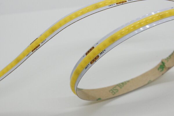 LED pásek COB 10W, 320LED, CRI>90, 8mm, 2OZ, 3M, 24VDC, IP20 Barva světla: Modrá
