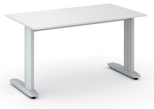 Kancelářský psací stůl PRIMO FLEXIBLE, 140x80 cm, bílá