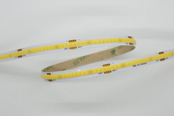 LED pásek COB 10W, 320LED, CRI>90, 8mm, 2OZ, 3M, 24VDC, IP20 Barva světla: Modrá