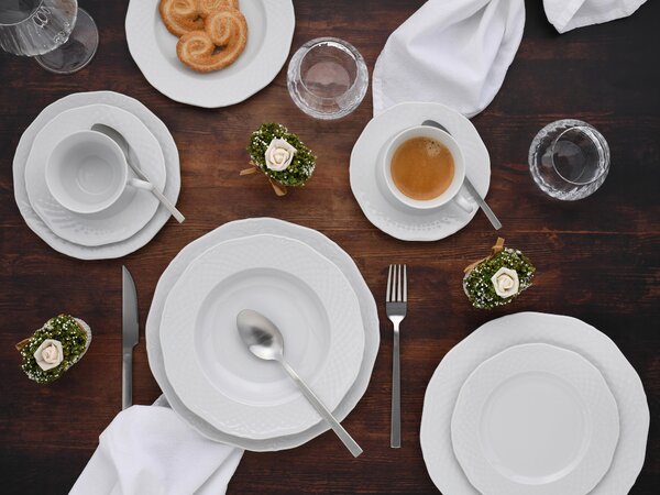KOMBINOVANÁ SOUPRAVA, 30dílné, porcelán Creatable - Online Only nádobí, Online Only