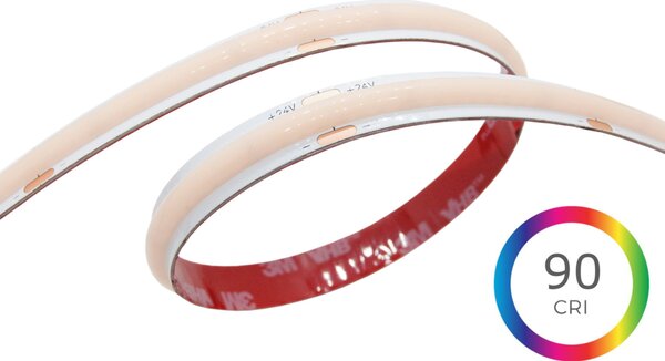 19,2 W SCOB LED pásek, 10mm, 24VDC, 320LED/m, Ra>90, IP20, 2100Lm, 5let záruka Barva světla: Neutrální bílá, 4000K