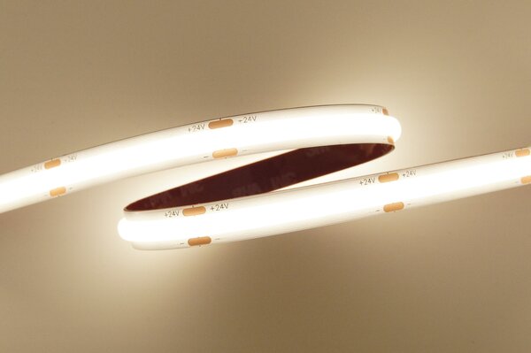 19,2 W SCOB LED pásek, 10mm, 24VDC, 320LED/m, Ra>90, IP20, 2100Lm, 5let záruka Barva světla: Neutrální bílá, 4000K