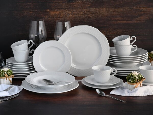 KOMBINOVANÁ SOUPRAVA, 30dílné, porcelán Creatable - Online Only nádobí, Online Only