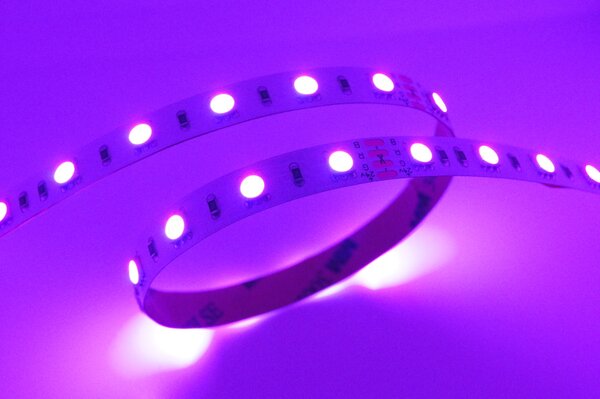 14W RGB SMD5050 LED pásek, 10mm, 60LED/m, 24VDC, IP20