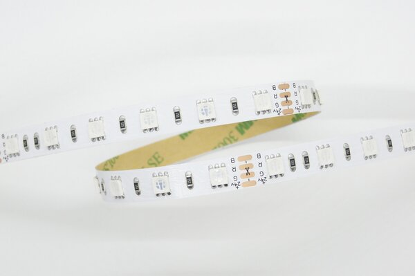 14W RGB SMD5050 LED pásek, 10mm, 60LED/m, 24VDC, IP20