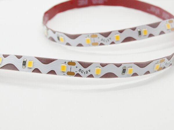 LED pásek OHEBNÝ 8mm 12W/m, PROFI, 12V, IP20, 60LED/m, SMD2835 Barva světla: Teplá bílá, 2700K