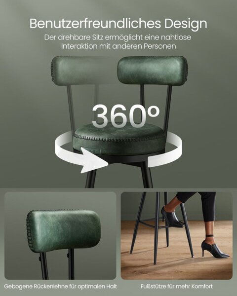 Set dvou barových židlí EKHO LBC089C01