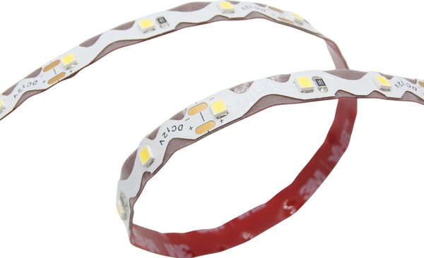 LED pásek OHEBNÝ 8mm 12W/m, PROFI, 12V, IP20, 60LED/m, SMD2835 Barva světla: Teplá bílá, 2700K