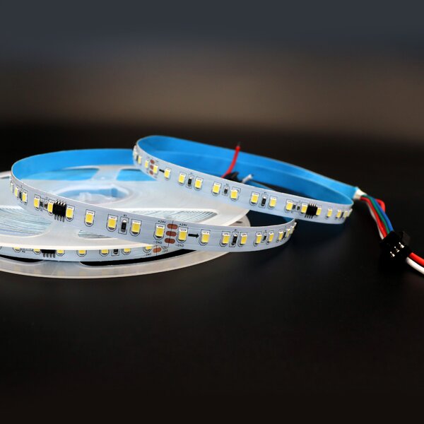 Digitální LED pásek jednobarevný, 14W/m, 24VDC, 12,5cm modul, 10mm, IP20 Barva světla: Modrá