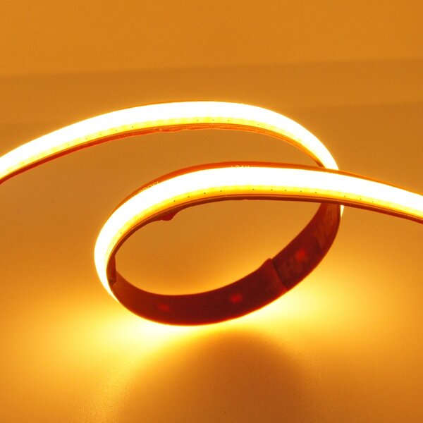 5W FREECUT COB LED pásek, 8mm, 24VDC, 528LED/m, Ra>90, IP20, 5let záruka Barva světla: Teplá bílá, 2700K