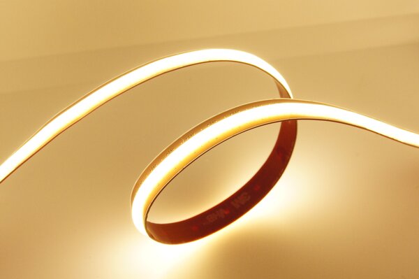 15W FREECUT COB LED pásek, 10mm, 24VDC, 528LED/m, Ra>90, IP20, 7let záruka Barva světla: Studená bílá, 6500K