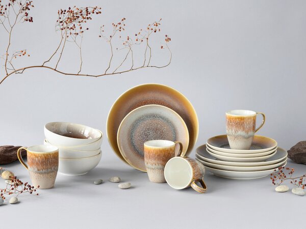 KOMBINOVANÁ SOUPRAVA, 16dílné, kamenina Creatable - Online Only nádobí, Online Only