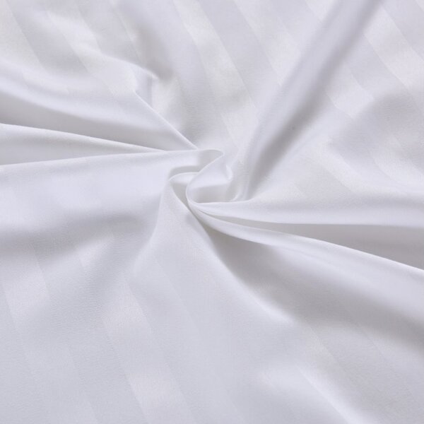 Hotelové povlečení z mikrovlákna JASMINE bílé - proužek 2 cm Rozměr povlečení: 70 x 90 cm | 140 x 200 cm