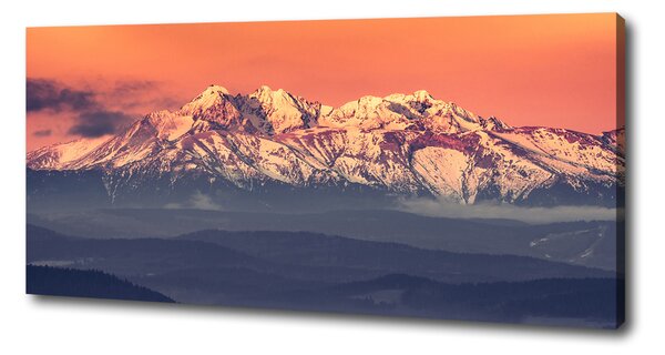 Foto obraz na plátně Východ slunde Tatry oc-158378613