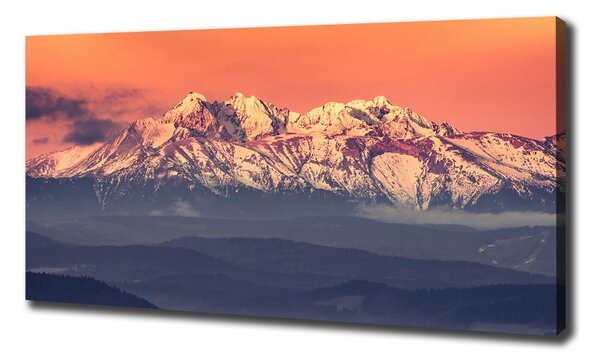 Foto obraz na plátně Východ slunde Tatry oc-158378613