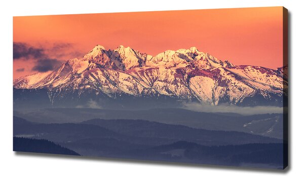 Foto obraz na plátně Východ slunde Tatry oc-158378613