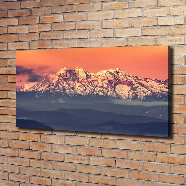 Foto obraz na plátně Východ slunde Tatry oc-158378613