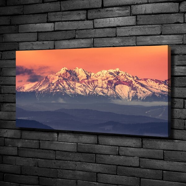 Foto obraz na plátně Východ slunde Tatry oc-158378613
