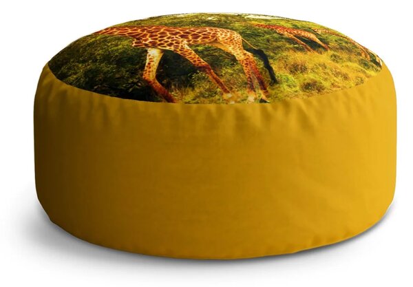Sablio Taburet Circle Žirafy: 38x48 cm