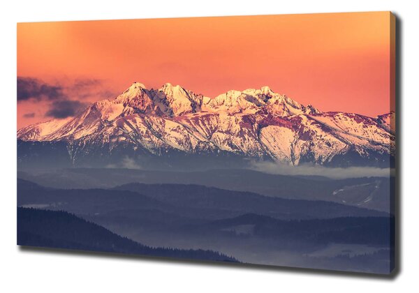 Foto obraz na plátně Východ slunde Tatry oc-158378613