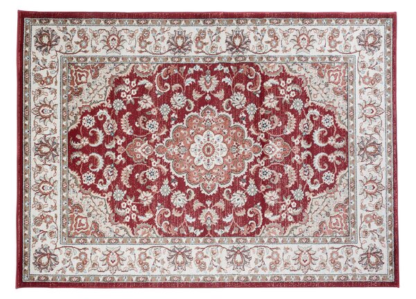 Makro Abra Kusový koberec klasický DUBAI Z287A červený Rozměr: 80x150 cm