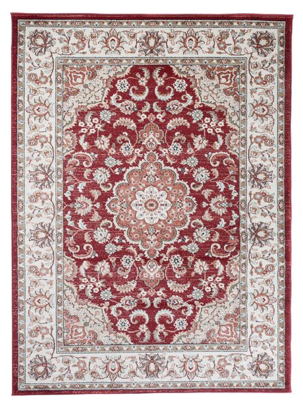 Makro Abra Kusový koberec klasický DUBAI Z287A červený Rozměr: 80x150 cm