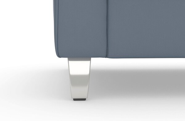 DVOUMÍSTNÁ POHOVKA, šedomodrá, pravá kůže Sit & More - Pohovky, Online Only