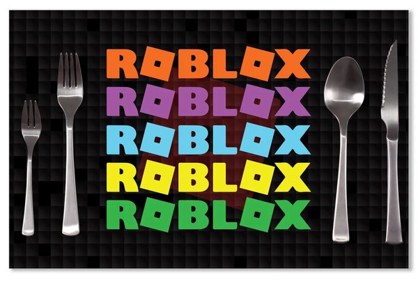 Sablio Prostírání ROBLOX Barevný text: 40x30cm