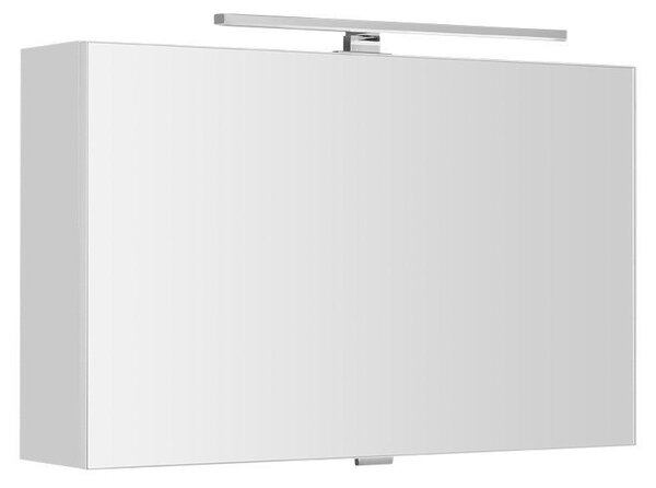SAPHO - CLOE galerka s LED osvětlením 80x50x18cm, bílá CE080-0030