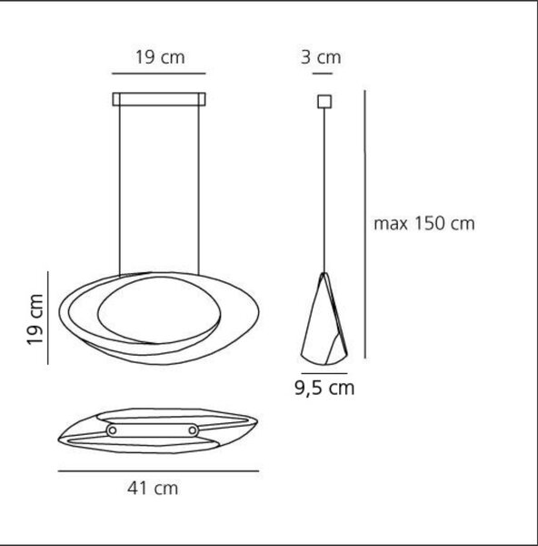 Artemide designová závěsná svítidla Cabildo Sospensione