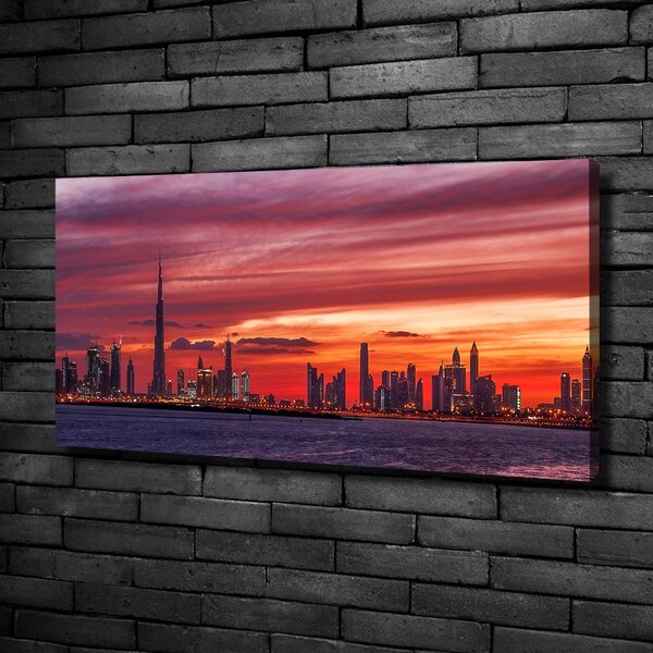 Foto obraz na plátně do obýváku Západ slunce Dubaj oc-162023907