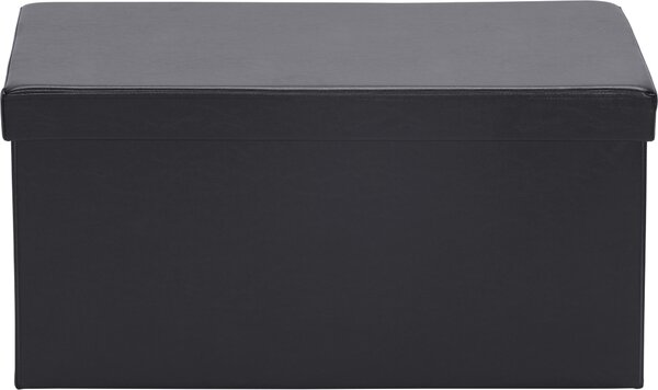 SEDACÍ BOX, textil, kompozitní dřevo, 76/38/38 cm Carryhome - Taburety