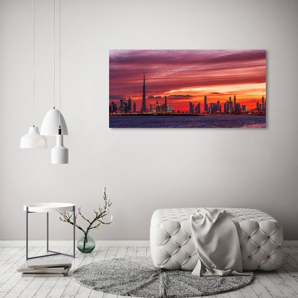 Foto obraz na plátně do obýváku Západ slunce Dubaj oc-162023907